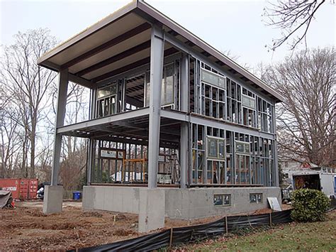 metal fram house|residential steel framing systems.